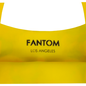 PATINA YELLOW BAROQUE STYLIZED SILICONE HANDBAG