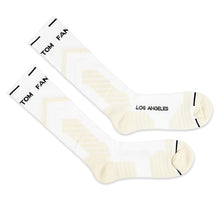 MEN'S WHITE SOCKS WITH CREAM TRIM