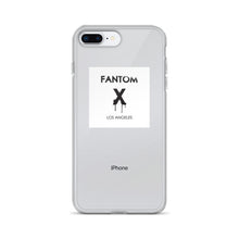 Black FX logo on white background iPhone Case