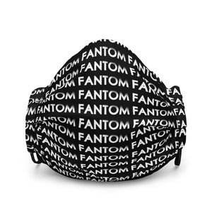 FANTOM X "IT'S ALL OVER!" Print Face mask (Black)