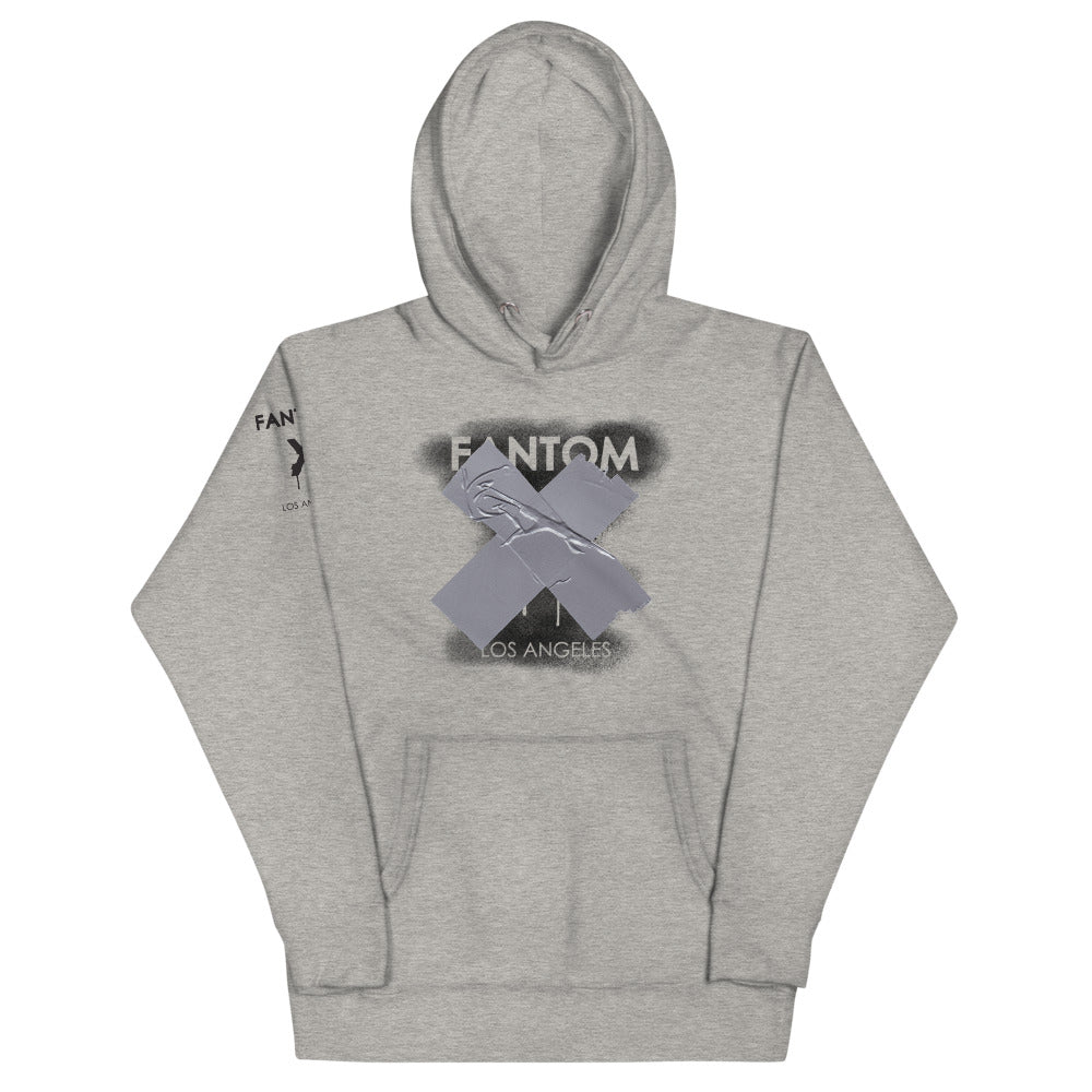 MEN'S FX DUCT TAPE OVER BLACK STENCIL LOGO HOODIE