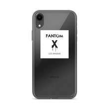 Black FX logo on white background iPhone Case