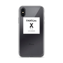 Black FX logo on white background iPhone Case