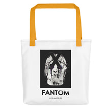 FX MASK ON BLACK BACKGROUND STENCIL Tote bag