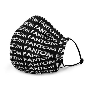 FANTOM X "IT'S ALL OVER!" Print Face mask (Black)