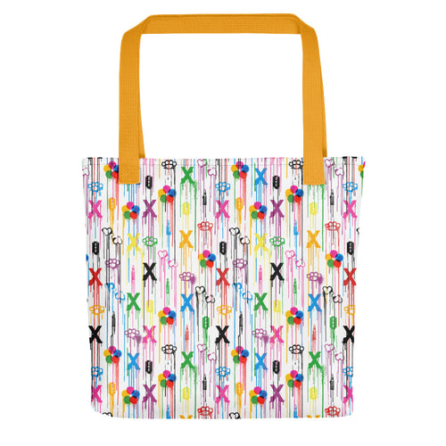 FX All-Over Print Graffiti Drip Tote bag