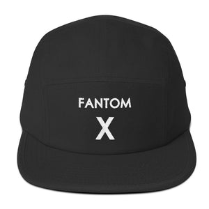 FX logo embroidered Five Panel Cap (Black)
