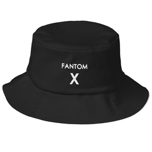 FX logo embroidered  Old School Bucket Hat (Black)