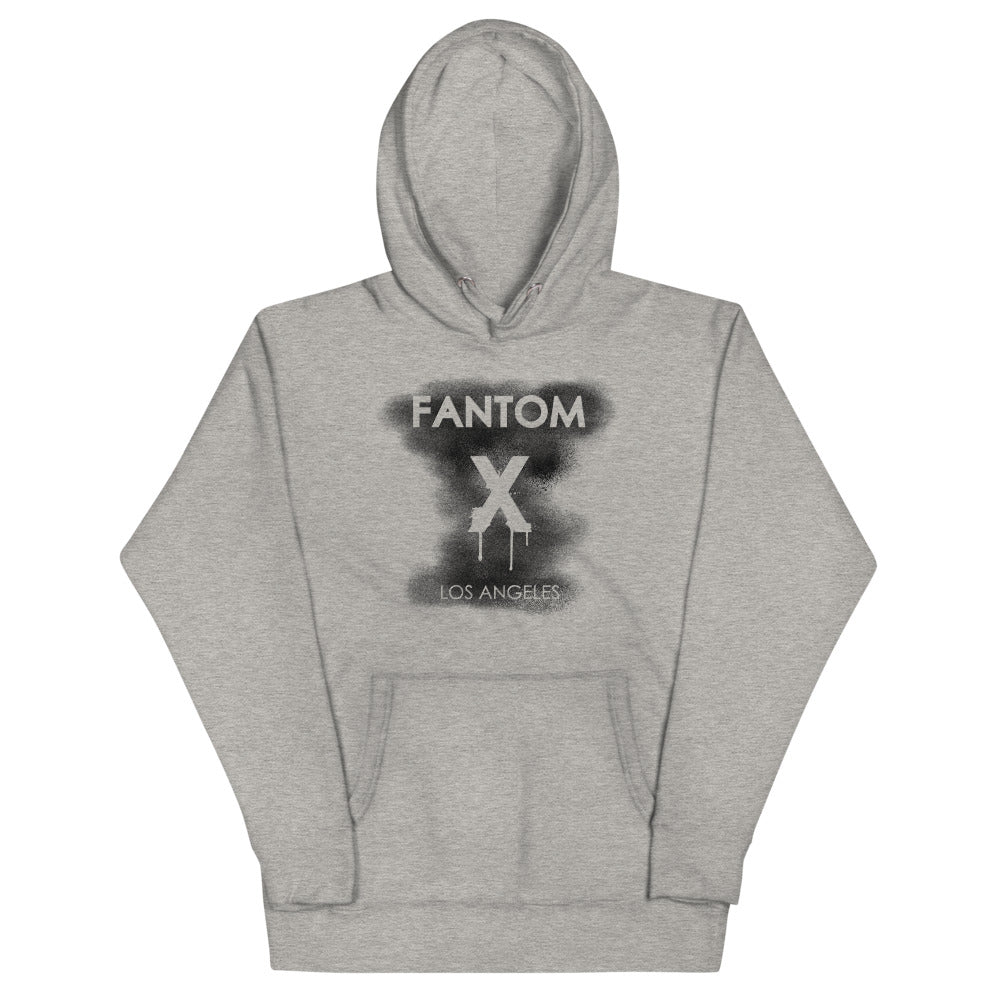 Men's FX Black Spray Over Stencil Logo Hoodie