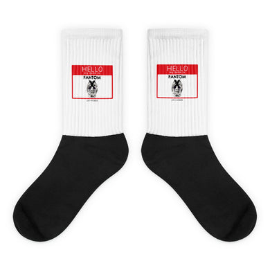 Hello My Name is FX sticker Socks