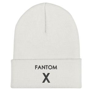 FX logo embroidered Cuffed Beanie (White)